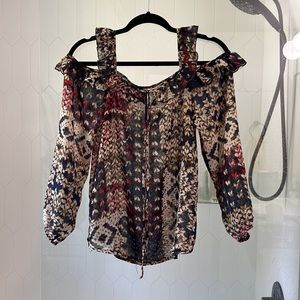 Lightweight Cold Shoulder Top